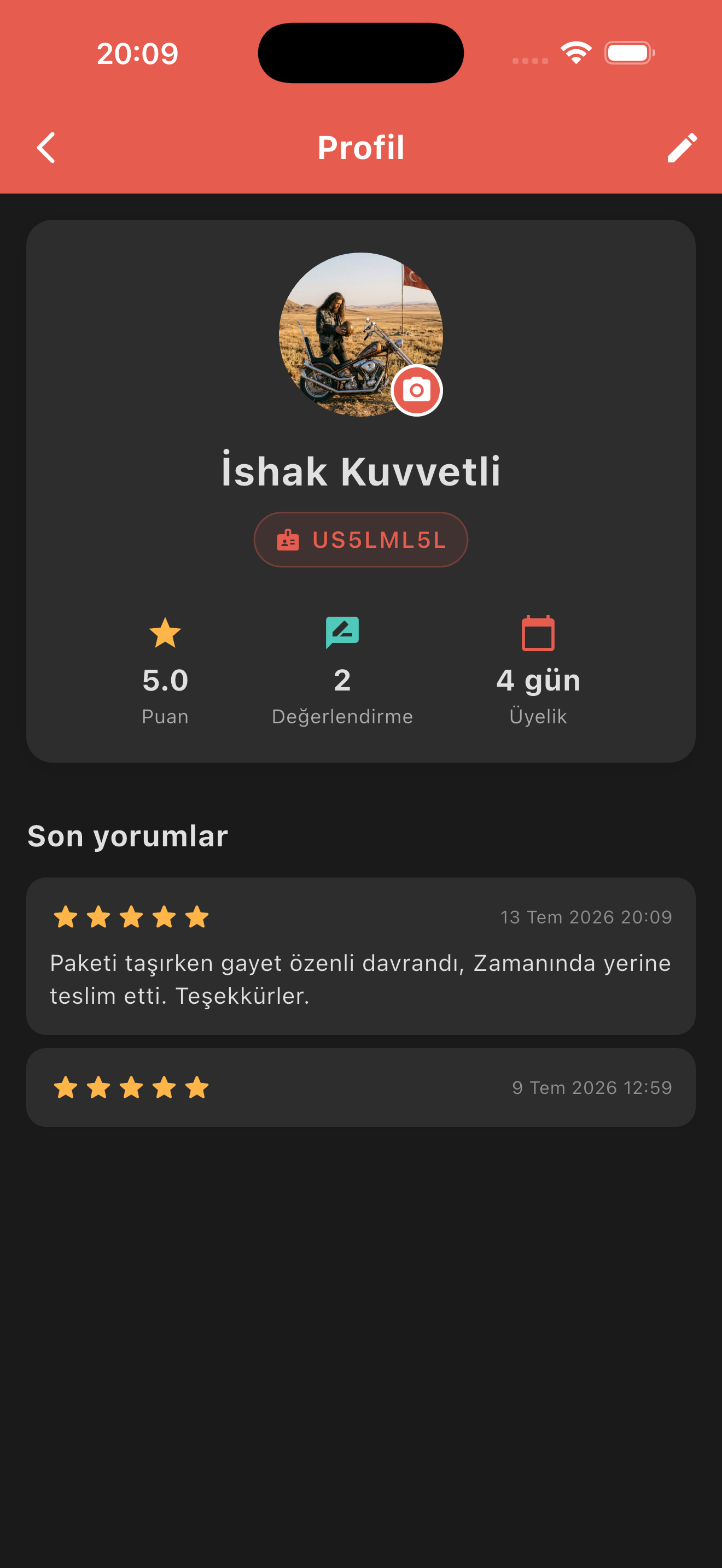 Güven ve Profil
